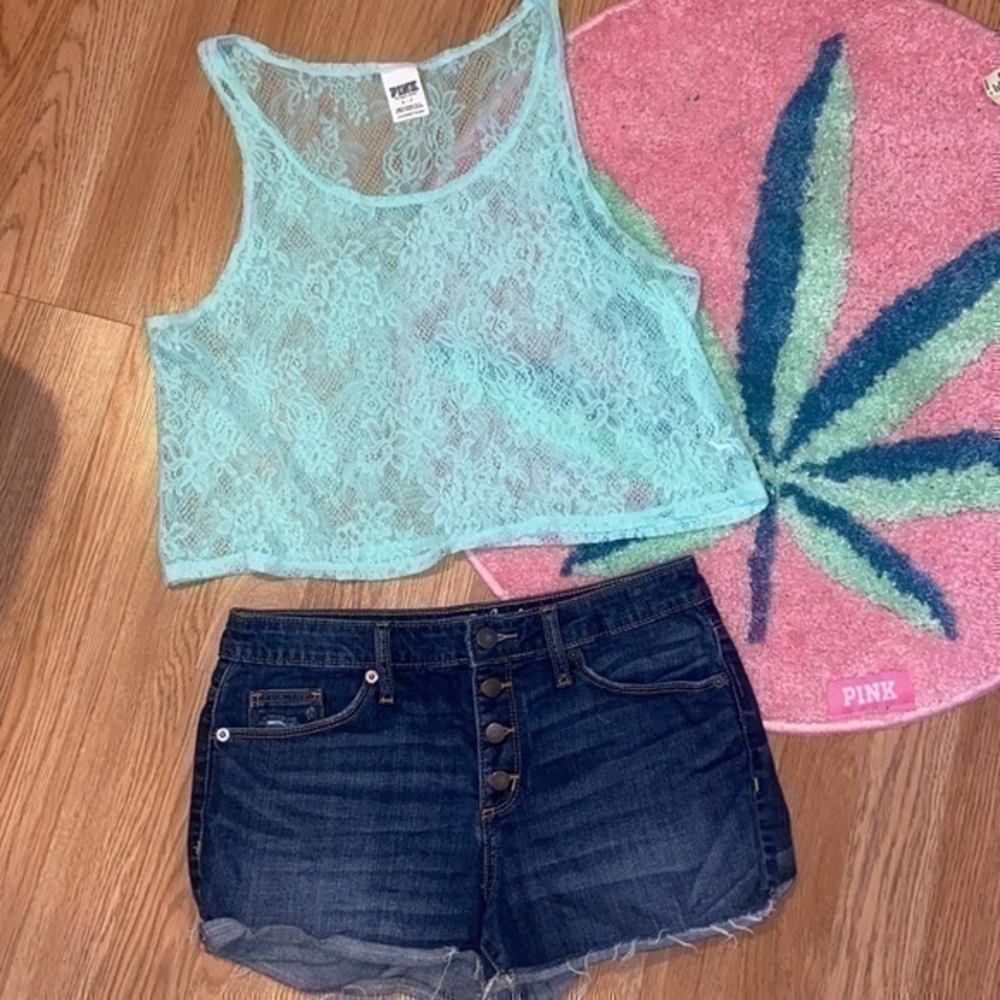 VS PINK || Lace Crop Top 🌺